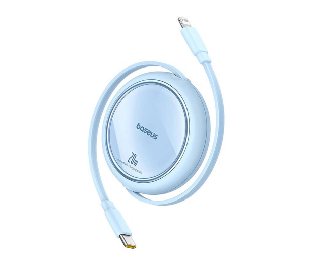BASEUS Free2Pull Retractable Cable C to iP 20W 1m Blue P10364501311-00 - 1348110 - zdjęcie 2